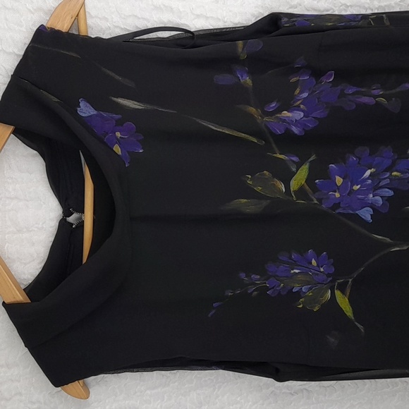 Laura Plus Midi Dress Size 16 Black A194 - Picture 3 of 10